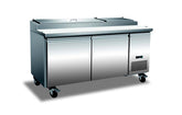 9 Pan Pizza Prep Table, PP67-9-HC